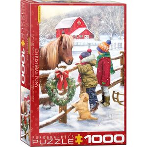 Christmas Pony - Simon Treado Puzzel (1000 stukjes)
