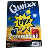 Qwixx Longo Bloks - Extra Scorebloks met 160 Scorebladen voor Langere Getallenrijen en Dubbele Geluksgetallen