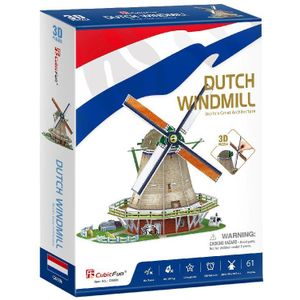 Hollandse Windmolen 3D Puzzel