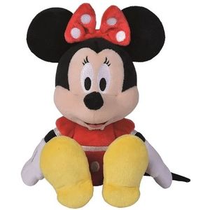 Disney - Minnie Mouse - Red Dress - 25 cm - Pluche - Rood - Alle leeftijden - Knuffel