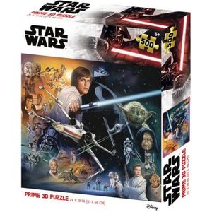 3D Image Puzzel - Star Wars Ensemble Death Star (500 stukjes)