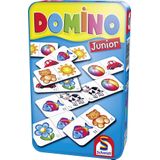 Domino Junior in Tin Box Pocketeditie - Geschikt voor 2-6 spelers vanaf 4 jaar