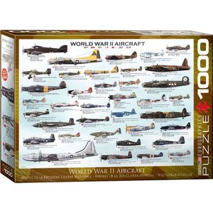 World War II Aircraft Puzzel (1000 stukjes)