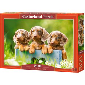 Cute Dachshunds Puzzel (500 stukjes)