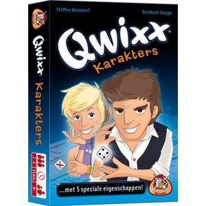 White Goblin Games Qwixx Karakter Uitbreiding - Speel met bijzondere karakters - Leeftijd 8+ - Aantal spelers 2-5