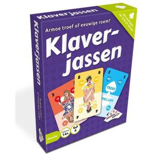 Identity Games Klaverjassen - Tactisch teamspel met 32 speelkaarten, scoreblok en spelregels