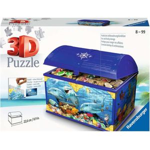 3D Puzzel - Schatkist Onderwaterwereld (216 stukjes)