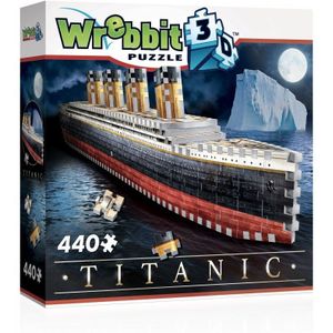 Wrebbit Titanic - 3D puzzel - 440 stuks