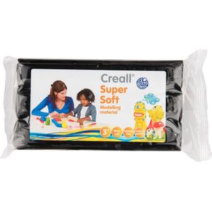 Supersoft Boetseerklei 500gr - Zwart