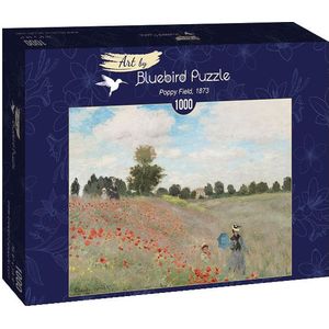 Claude Monet - Poppy Field Puzzel (1000 stukjes)