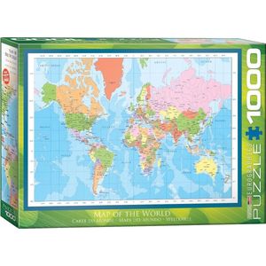 Map of the World Puzzel (1000 stukjes)