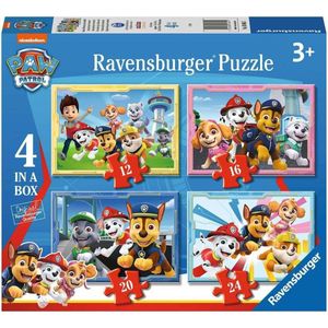 Paw Patrol Puzzel - 4-in-1 (12, 16, 20, 24 stukjes)