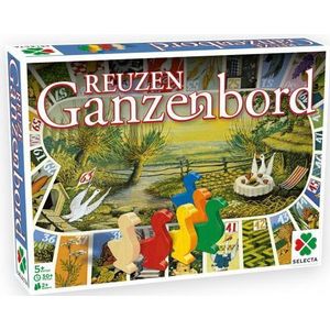 Selecta Reuzen Ganzenbord - Avontuurlijk spel voor 2+ spelers vanaf 5 jaar