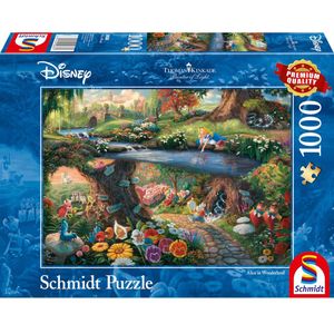 Schmidt Puzzle Legpuzzel Disney - Alice In Wonderland 1000 Stukjes