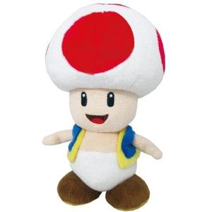 Nintendo Together+ Super Mario - Knuffel - Toad - Pluche - 20cm