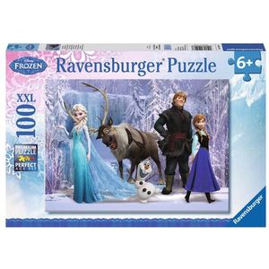 Ravensburger Puzzel Disney Frozen 100pcs XXL (100 stukjes, In het rijk de Sneeuwkoningin)