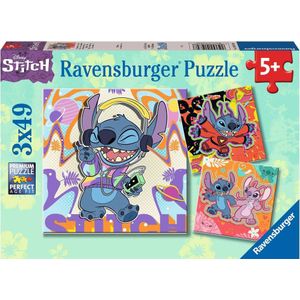 Disney Stitch Puzzel (3 x 49 stukjes)