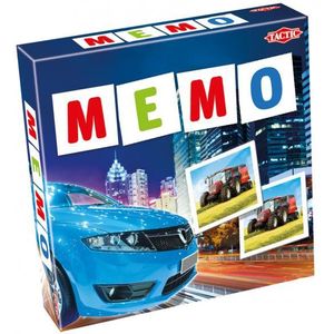 Transport Memo Tactiek - Gezelschapsspel voor 2+ spelers vanaf 3 jaar - Speel en win met kleurrijke afbeeldingen - Inclusief 72 Memokaarten
