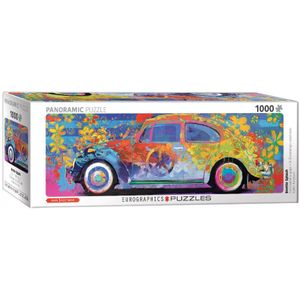 VW Beetle Splash Panorama Puzzel (1000 stukjes)