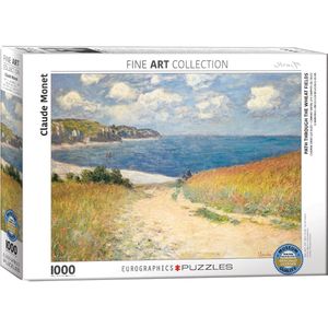 Path Through the Wheat Fields - Claude Monet Puzzel (1000 stukjes)
