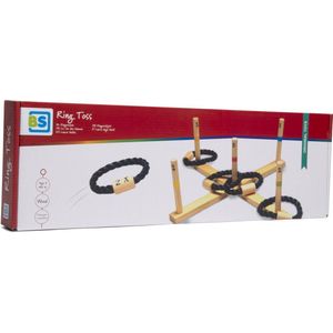 BS Toys Ringwerpen Werpspel - Buitenspeelgoed vanaf 6 Jaar - Ring Gooien - 5 Ringen - 50x50x10 cm