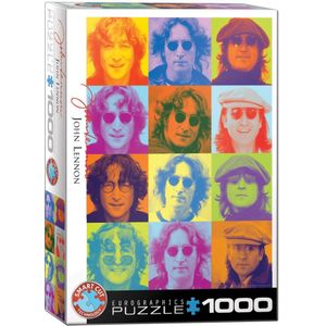 John Lennon Color Portraits Puzzel (1000 stukjes)
