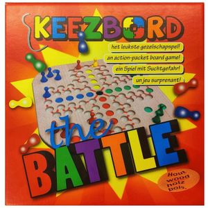 Keezbord the Battle - Bordspel voor 2-4 spelers | Leeftijd vanaf 6 jaar | Spelduur ± 50 min