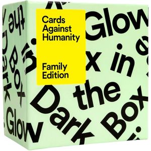 Cards Against Humanity - Family Edition First Expansion Glow In The Dark Box