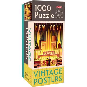 Vintage - New York Poster Puzzel (1000 stukjes)