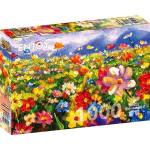 Colorful Flower Meadow Puzzel (1000 stukjes)