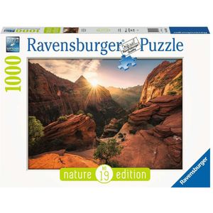 Zion Canyon USA Puzzel (1000 Stukjes, Nature Edition)