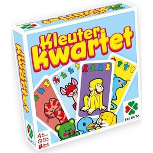 Selecta Kleuterkwartet - Leuk en herkenbaar geïllustreerd kwartetspel voor de allerkleinsten