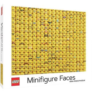 Fantasierijke Lego Minifigure Faces Puzzel (1000 stukjes)