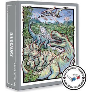 Dinosaurs - 3D Image Puzzel (500 stukjes)