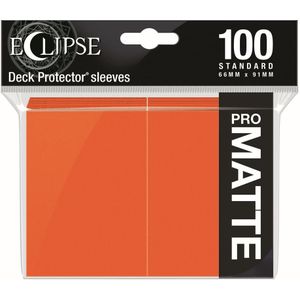 Standard Sleeves Matte Eclipse - Oranje (100 stuks)
