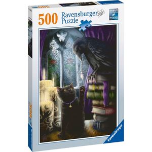 Zwarte Kat en Raaf Puzzel - 500 Stukjes