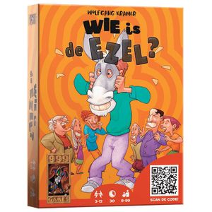 999 Games Wie is de Ezel? - Eenvoudig kaartspel voor het hele gezin, vanaf 8 jaar, voor 3-12 spelers