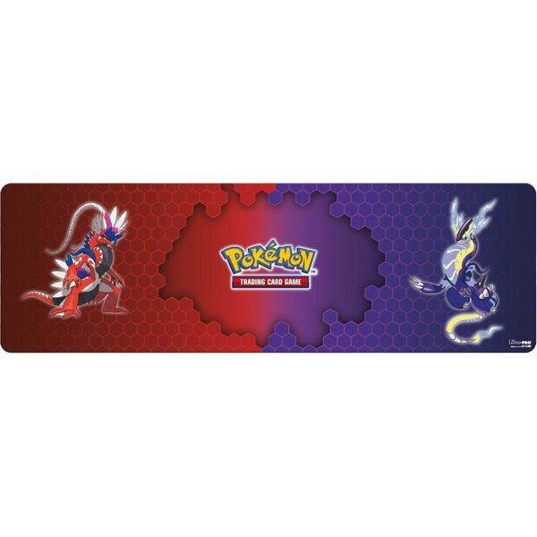 GMC Deluxe XL 2 Player Red & White Gaming Mat Compatible for Pokemon  Trading Card Game Stadium Board Playmat for Compatible Pokemon Trainers 