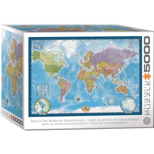 World Map Puzzel (5000 stukjes)