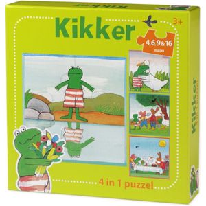 De Wereld van Kikker - 4 in 1 Puzzel