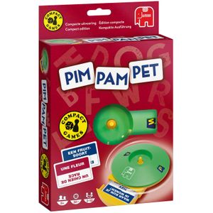Jumbo Pim Pam Pet Reisspel 12192 - Compact en Licht - Geschikt voor Kinderen vanaf 8 jaar