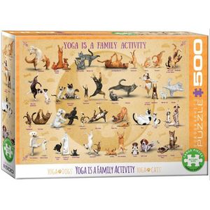 Yoga is a Family Activity Puzzel (500 XL stukjes)