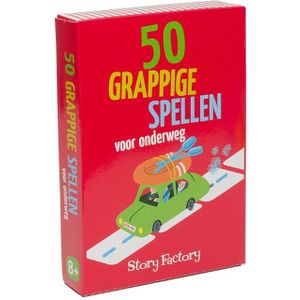 Story Factory Reisspel - 50 Grappige Spellen voor Onderweg | Geschikt voor Iedereen vanaf 8 jaar | Nederlandstalig