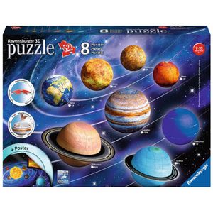 Zonnestelsel 3D Puzzel (522 Stukjes, Ravensburger)