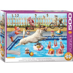 Crazy Pool Day - Lucia Heffernan Puzzel (500 XL stukjes)