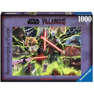 Ravensburger Puzzel Star Wars Villainous: Asajj Ventress - Legpuzzel - 1000 stukjes