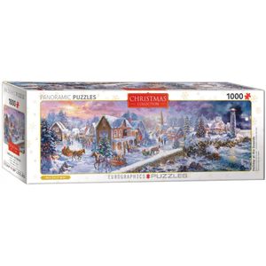 Holiday at the Seaside Panorama Puzzel (1000 stukjes)