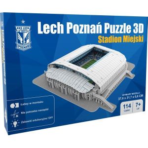 Lech Poznan - Stadion Miejski 3D Puzzel (114 stukjes)