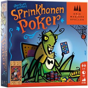 999 Games Sprinkhanen Poker: Een spannend gezelschapsspel voor 2-4 spelers vanaf 8 jaar!