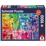 Puzzel Schmidt Spiele Colors of the rainbow (1000 Onderdelen)